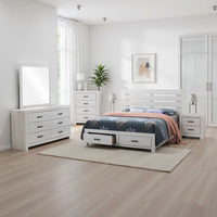 Coastal White, Dark Bronze