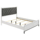 Noro 5pc Queen Bedroom Set | Modern White | Dresser Chest Mirror