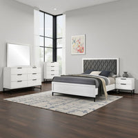 White, Black, Dark Gray