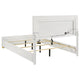 Dex 4pc Queen Bedroom Set with Modern LED Headboard | Mirror | White