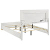 Dex 5pc Queen Bedroom Set with Modern LED Headboard | Mirror | White