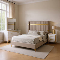 White, Beige, Gold