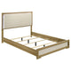 Hyle 4pc Queen Bedroom Set | Natural Brown and White Finish | Dresser