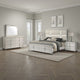 Ory 4pc Queen Bedroom Set | LED Lights | Diamond Star White Wood