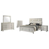 Ory 5pc Queen Bedroom Set | Touch LED | Diamond Star White Wood