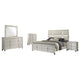 Ory 5pc Queen Bedroom Set | Touch LED | Diamond Star White Wood