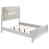 Mory 5pc Queen Bedroom Set | Herringbone Graphic Pattern | LED | White
