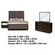 Lyni 4pc Tall Queen Bedroom Set | Gold Accents | Brown | Upholstery