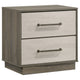 Fene 4pc Queen Bedroom Set | Gray | Brown | Headboard Bookcase
