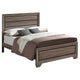 Bello 5pc Queen Bedroom Set | Transitional Washed Taupe Brown n Black