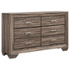 Bello 5pc Queen Bedroom Set | Transitional Washed Taupe Brown n Black