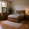 Bello 4pc Queen Bedroom Set with Bed Storage | Washed Taupe Brown