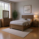 Bello 4pc Queen Bedroom Set with Bed Storage | Washed Taupe Brown