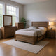 Bello 5pc Queen Bedroom Set with Bed Storage | Washed Taupe Brown