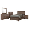 Bello 5pc Queen Bedroom Set with Bed Storage | Washed Taupe Brown