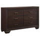 Bello 4pc Queen Size Bedroom Set | Underbed Drawers | Dark Cocoa Brown