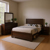 Bello 4pc Queen Size Bedroom Set | Underbed Drawers | Dark Cocoa Brown