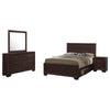 Bello 4pc Queen Size Bedroom Set | Underbed Drawers | Dark Cocoa Brown