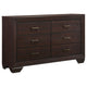 Bello 5pc Queen Size Bedroom Set | Underbed Drawers | Dark Cocoa Brown