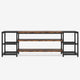 TV Media Entertainment Stand | 3 Tier | Industrial Brown Black 79’’ BM336900