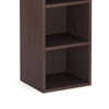 Siny Corner Display Shelf | 71’’ Tall 6 Shelves | Walnut Brown Wood BM336943