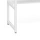 Gizy Double Computer Desk | 79’’ | Open Shelves | White Metal Legs BM336949