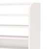 Shoe Rack with 8 Open Shelves and Storage Top | 26 x 47 White Wood BM336954