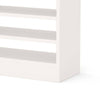 Shoe Rack with 8 Open Shelves and Storage Top | 26 x 47 White Wood BM336954