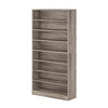Freestanding Shoe Rack | 9 Tier White Display Shelves | Rustic Gray BM336964