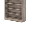 Freestanding Shoe Rack | 9 Tier White Display Shelves | Rustic Gray BM336964