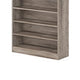 Freestanding Shoe Rack | 9 Tier White Display Shelves | Rustic Gray BM336964