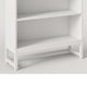 Modern Bookcase | Closed Back with LED Lights | 5 Shelves | White BM336965