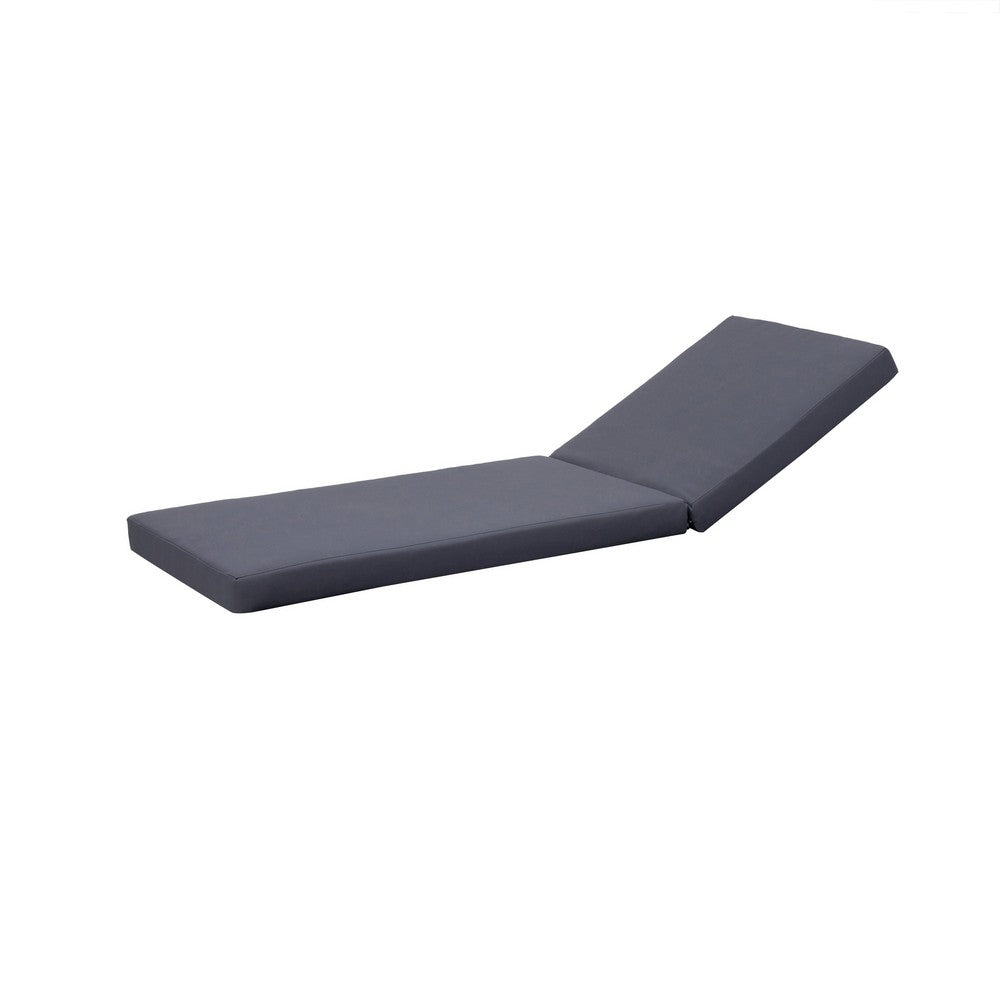 Brody Outdoor Cushion for Chaise Lounger | Dark Gray | Foam | 76"