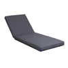 Brody Outdoor Cushion for Chaise Lounger | Dark Gray | Foam | 76"
