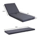 Brody Outdoor Cushion for Chaise Lounger | Dark Gray | Foam | 76"