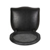 French Country Dining Chair Set of 2 | Black Wood | Round Cane Back