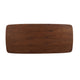 Raven Study Table with 1 Drawer | Splayed Legs | Walnut Brown 53"