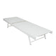 Sally Outdoor Chaise Lounge | Aluminum Frame | White Mesh Fabric 78’’ BM337020