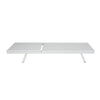 Sally Outdoor Chaise Lounge | Aluminum Frame | White Mesh Fabric 78’’ BM337020