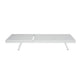 Sally Outdoor Chaise Lounge | Aluminum Frame | White Mesh Fabric 78’’ BM337020