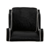 Vendy Accent Club Armchair | High Backrest | Rubberwood | Black Velvet BM337029