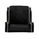 Vendy Accent Club Armchair | High Backrest | Rubberwood | Black Velvet BM337029