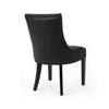 Chen Dining Chair Set of 2 | Curved | Black Diamond Tuft Microfiber BM337051