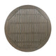 Ambre Patio Dining Table | Round Slatted Oak Brown Acacia Wood 47"