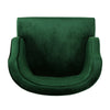 Joen Accent Armchair | Curved Back | Emerald Green Velvet
