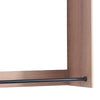 Vedz Wall Mounted Walk in Closet | 2 Hanging Rods | Oak Brown Melamine