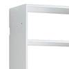 Vedz Wall Mount Adjustable Shelf | 4 Open Shelves | White Melamine