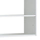 Vedz Wall Mount Adjustable Shelf | 4 Open Shelves | White Melamine