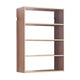 Vedz Wall Mount Adjustable Shelf | 4 Open Shelves | Oak Brown Melamine