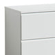 Vedz Dresser Unit with 2 Drawers | Modern White Melamine Finish